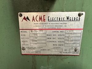 PUBLIC ONLINE AUCTION AAA STAMPING, INC. 1994 MINSTER S2-100-54-36 100 TON STRAIGHT SIDE PRESS & (19) PUNCH PRESSES TO 60 TON, (2) DIACRO PRESS BRAKES, AMADA M-2060 SHEAR