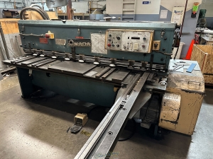PUBLIC ONLINE AUCTION AAA STAMPING, INC. 1994 MINSTER S2-100-54-36 100 TON STRAIGHT SIDE PRESS & (19) PUNCH PRESSES TO 60 TON, (2) DIACRO PRESS BRAKES, AMADA M-2060 SHEAR