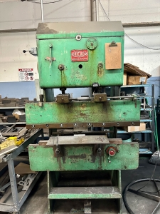 PUBLIC ONLINE AUCTION AAA STAMPING, INC. 1994 MINSTER S2-100-54-36 100 TON STRAIGHT SIDE PRESS & (19) PUNCH PRESSES TO 60 TON, (2) DIACRO PRESS BRAKES, AMADA M-2060 SHEAR