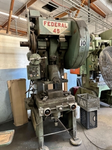 PUBLIC ONLINE AUCTION AAA STAMPING, INC. 1994 MINSTER S2-100-54-36 100 TON STRAIGHT SIDE PRESS & (19) PUNCH PRESSES TO 60 TON, (2) DIACRO PRESS BRAKES, AMADA M-2060 SHEAR