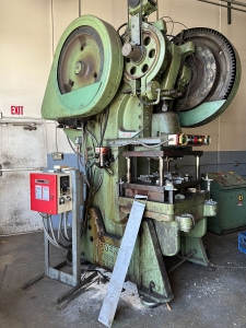 PUBLIC ONLINE AUCTION AAA STAMPING, INC. 1994 MINSTER S2-100-54-36 100 TON STRAIGHT SIDE PRESS & (19) PUNCH PRESSES TO 60 TON, (2) DIACRO PRESS BRAKES, AMADA M-2060 SHEAR