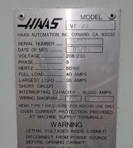 PUBLIC ONLINE AUCTION HAAS CNC MACHINE SHOP