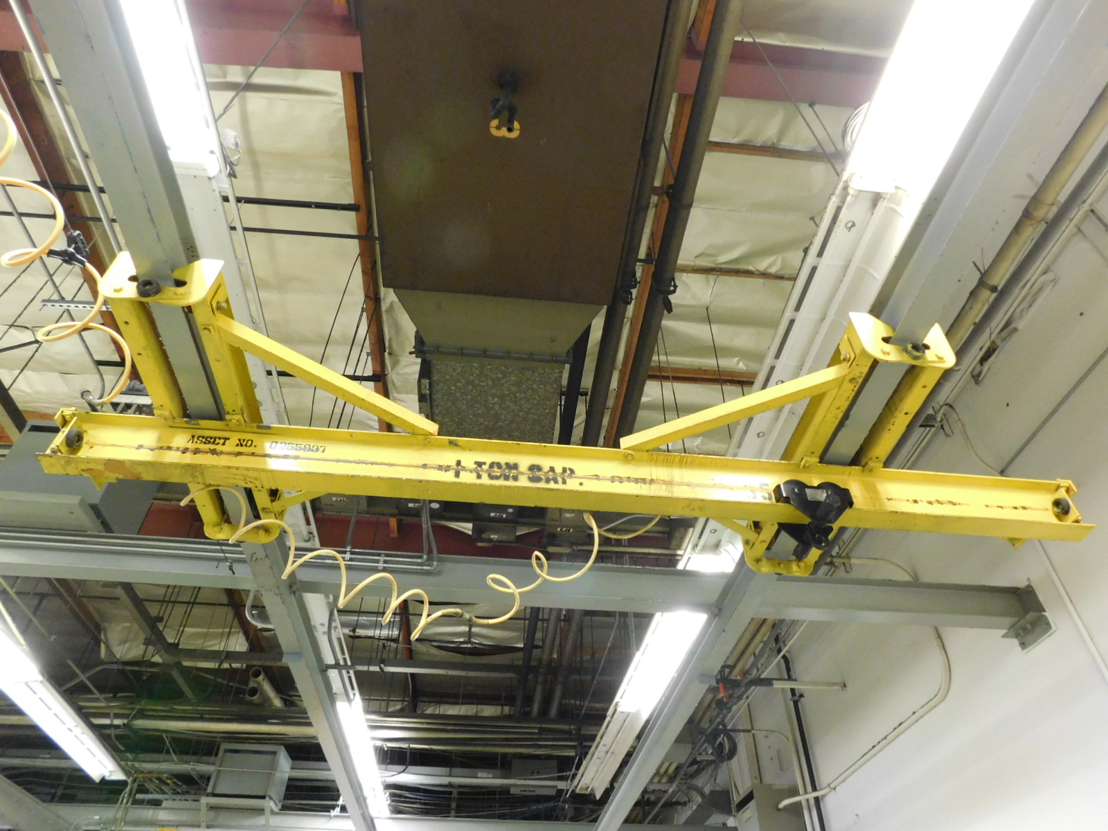 LOT OF (2) OVERHEAD ONE TON BRIDGE SYSTEMS-101