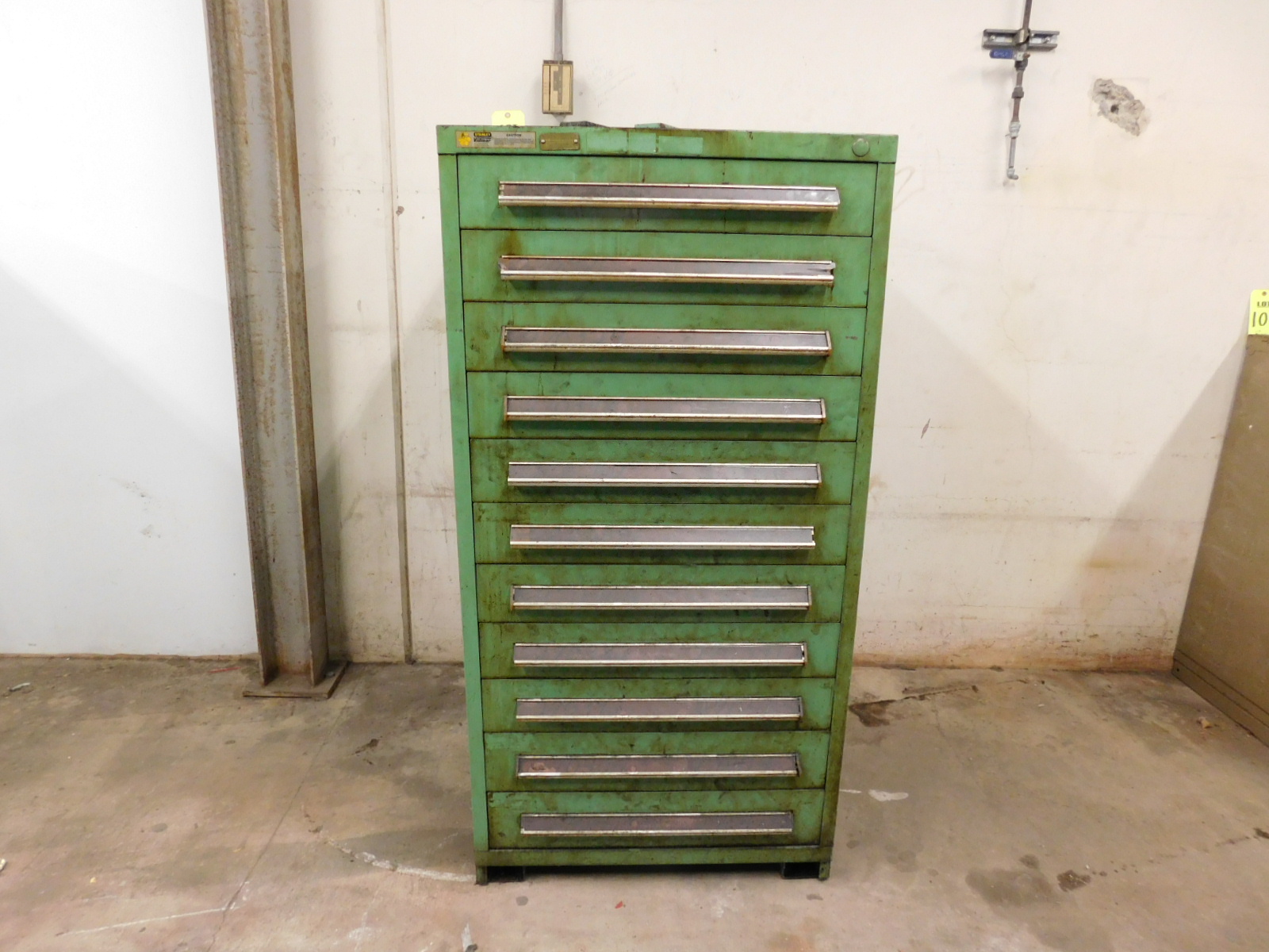 STANLEY VIDMAR 11 DRAWER TOOL/PARTS CABINET, 30"X28"X59"-11
