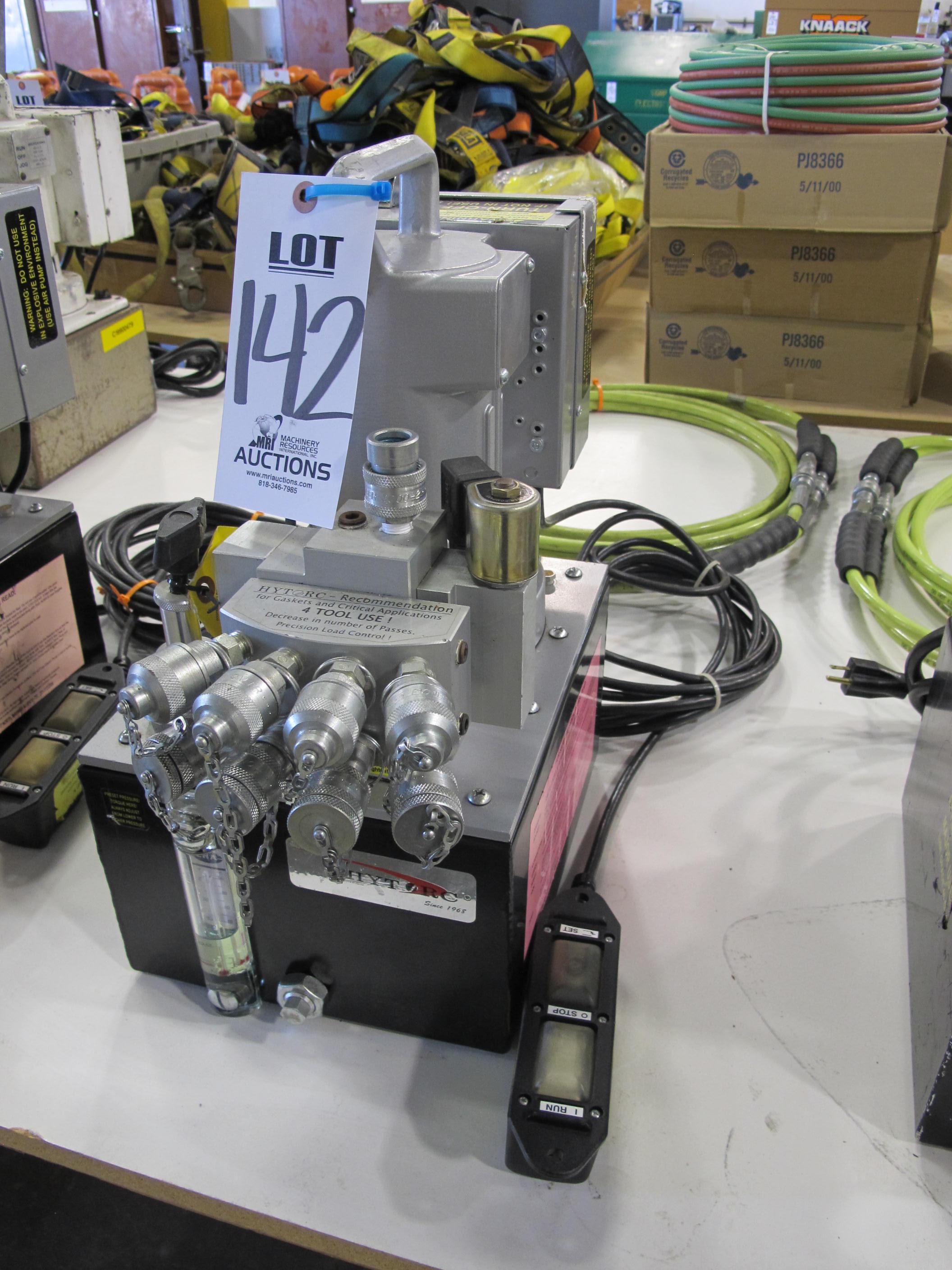 HYTORC MODEL D115 HYDRAULIC UNIT, S/N 525686 (G-49) LOADING & HANDLING FEE $5-