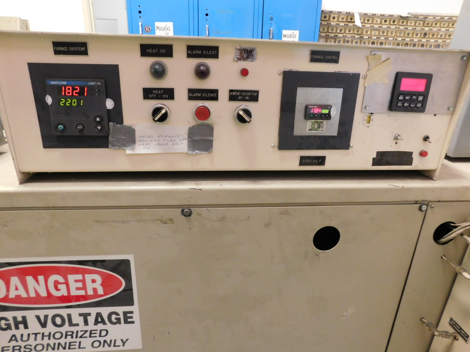 C.I. HAYS INC. MESH BELT CONVEYOR FURNACE, TYPE: LAC, S/N 16279, VOLTS: 460, KILOWATTS: 31, AMPS: 39, CYCLE: 60, PHASE: 3, 26'X32"X53", CONVEYOR BELT WIDTH: 6", COMES WITH THERMCO MODEL 8300 GAS MIXER-144