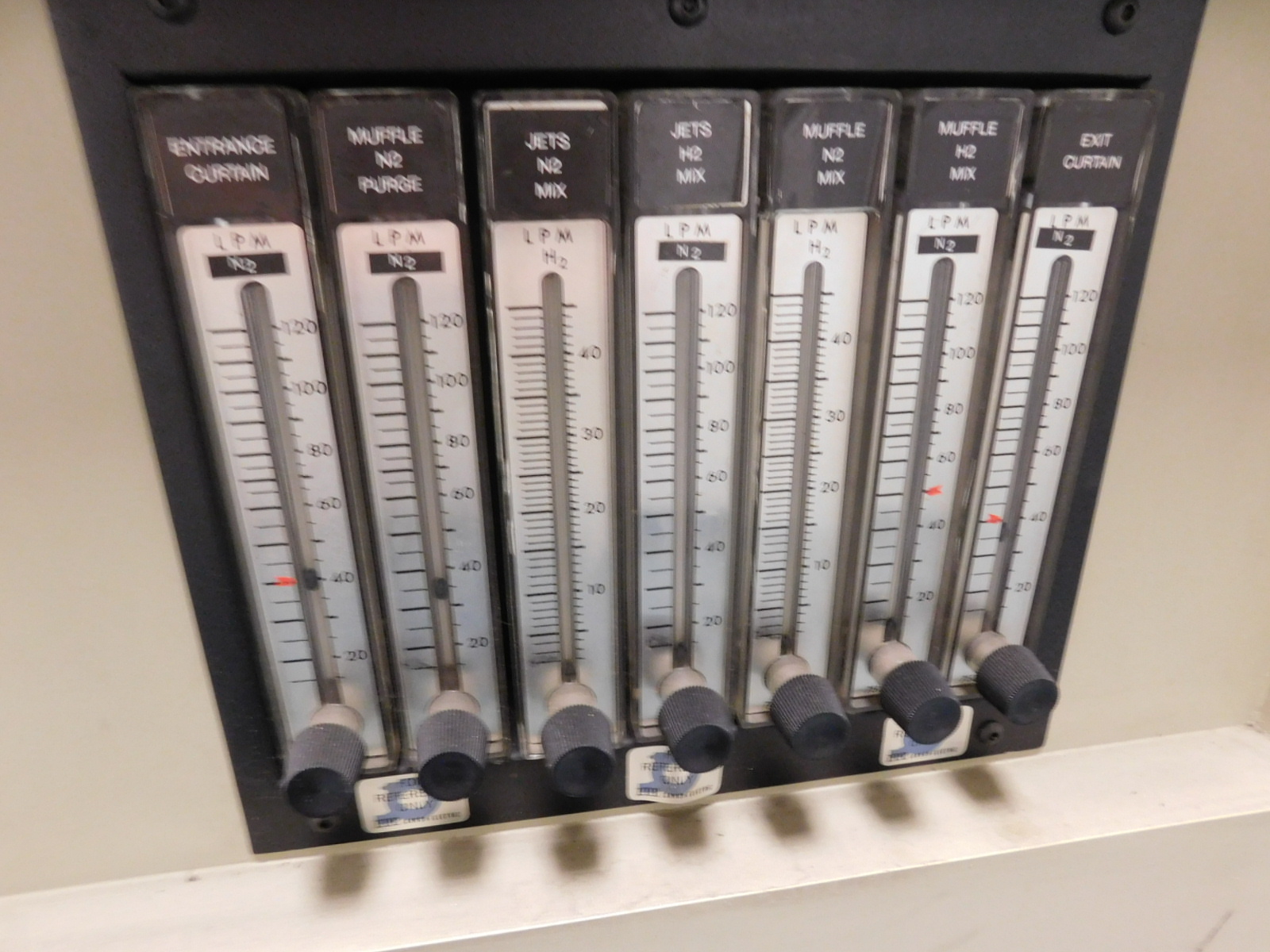 BTU ENGINEERING 5'X25' TRANSHEAT MESH BELT CONVEYOR FURNACE, MODEL TS54-7-70E-60, BTU 3615 CONTROL SYSTEM, CONVEYOR BELT WIDTH: 5", COMES W/ THERMCO 8300 GAS MIXER-145