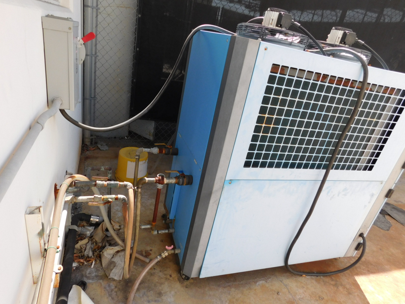 2011 SHINI AIR COOLED WATER CHILLER, MODEL SIC-5A-R1-UL, S/N 2CA11090006, ON CASTERS-155