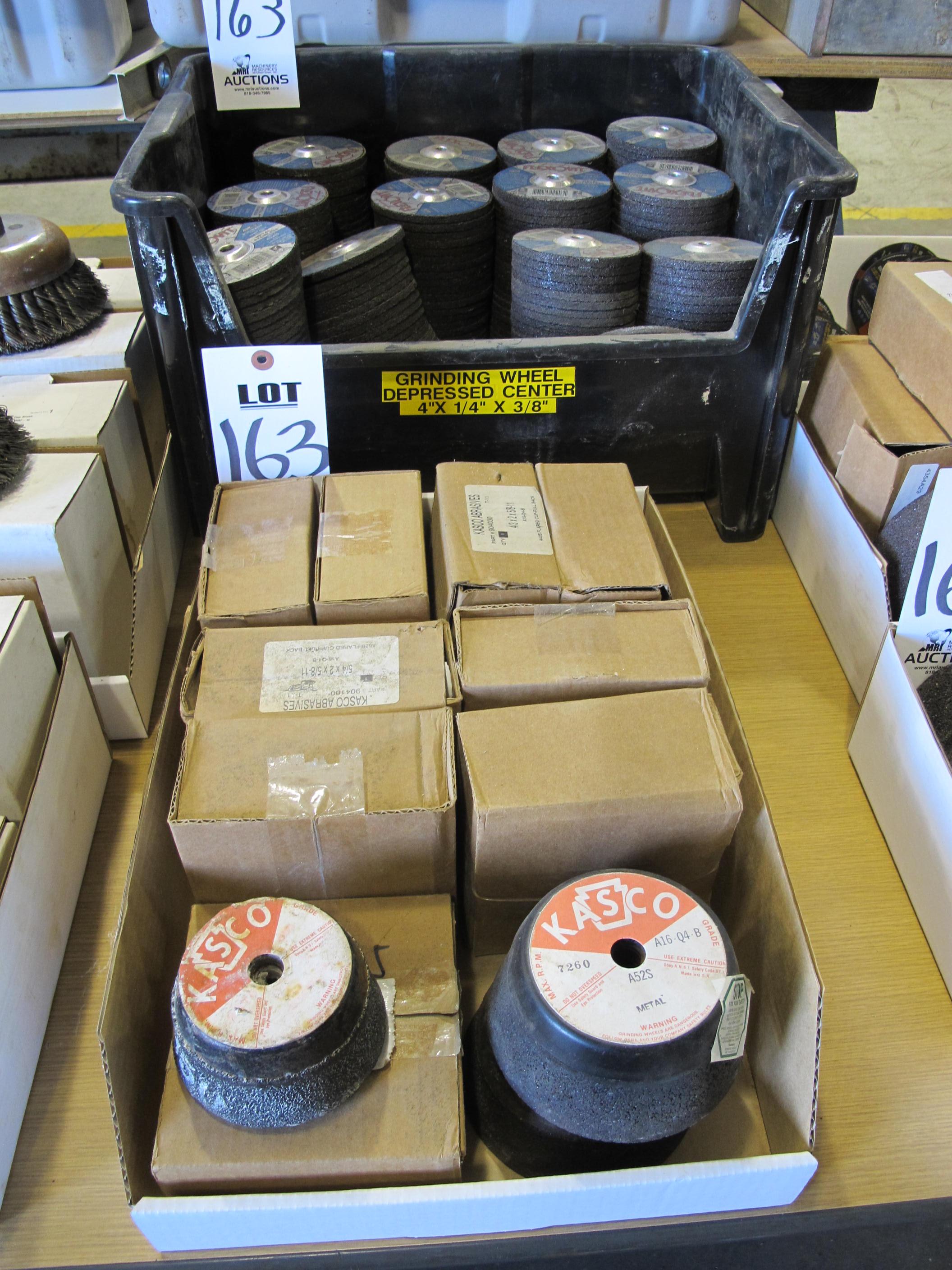 LOT ASSORTED GRINDING WHEELS (G-49) LOADING & HANDLING FEE $5-
