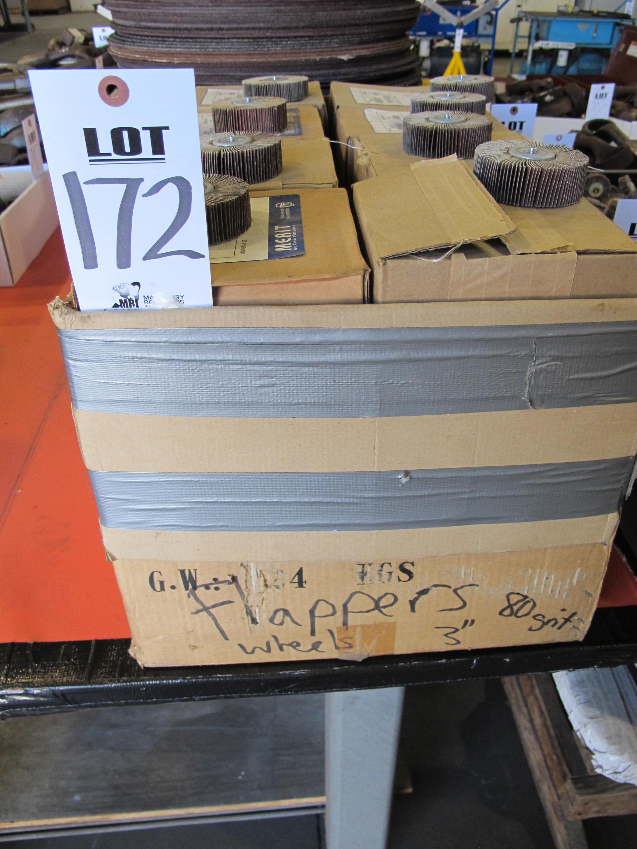 LOT FLAPPING SANDING WHEELS (G-49) LOADING & HANDLING FEE $5-
