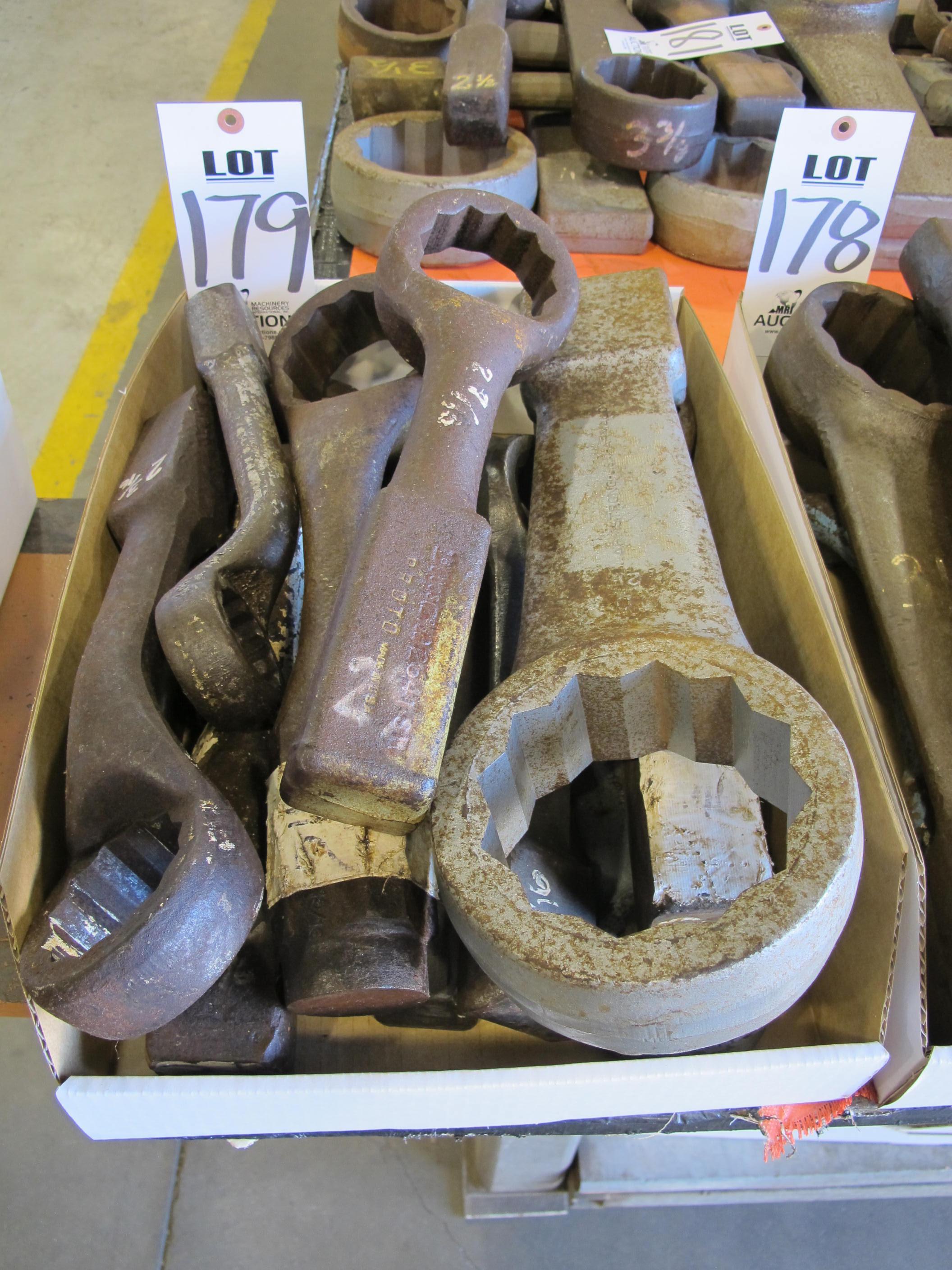 LOT ASSORTED WRENCHES (G-49) LOADING & HANDLING FEE $5-