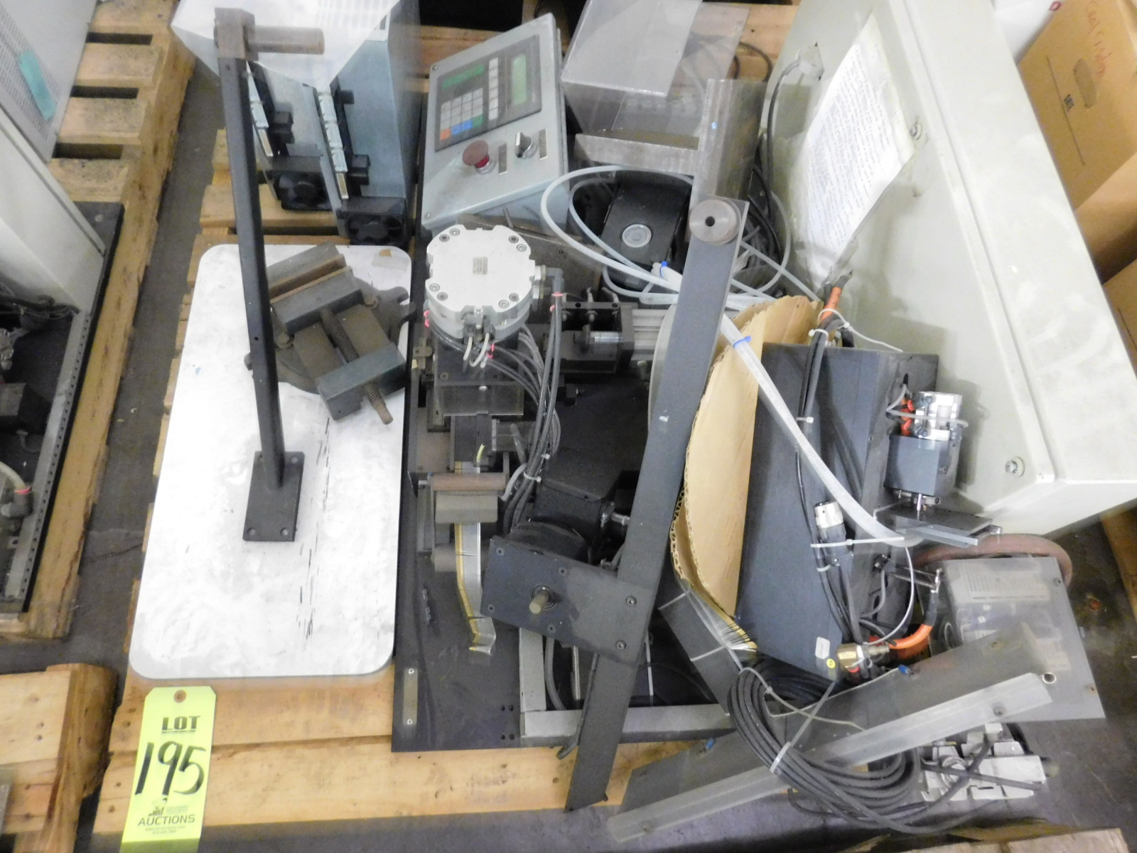 PALLET OF MISC. MACHINE PARTS AND/OR TOOLING (SEE PHOTO)-195