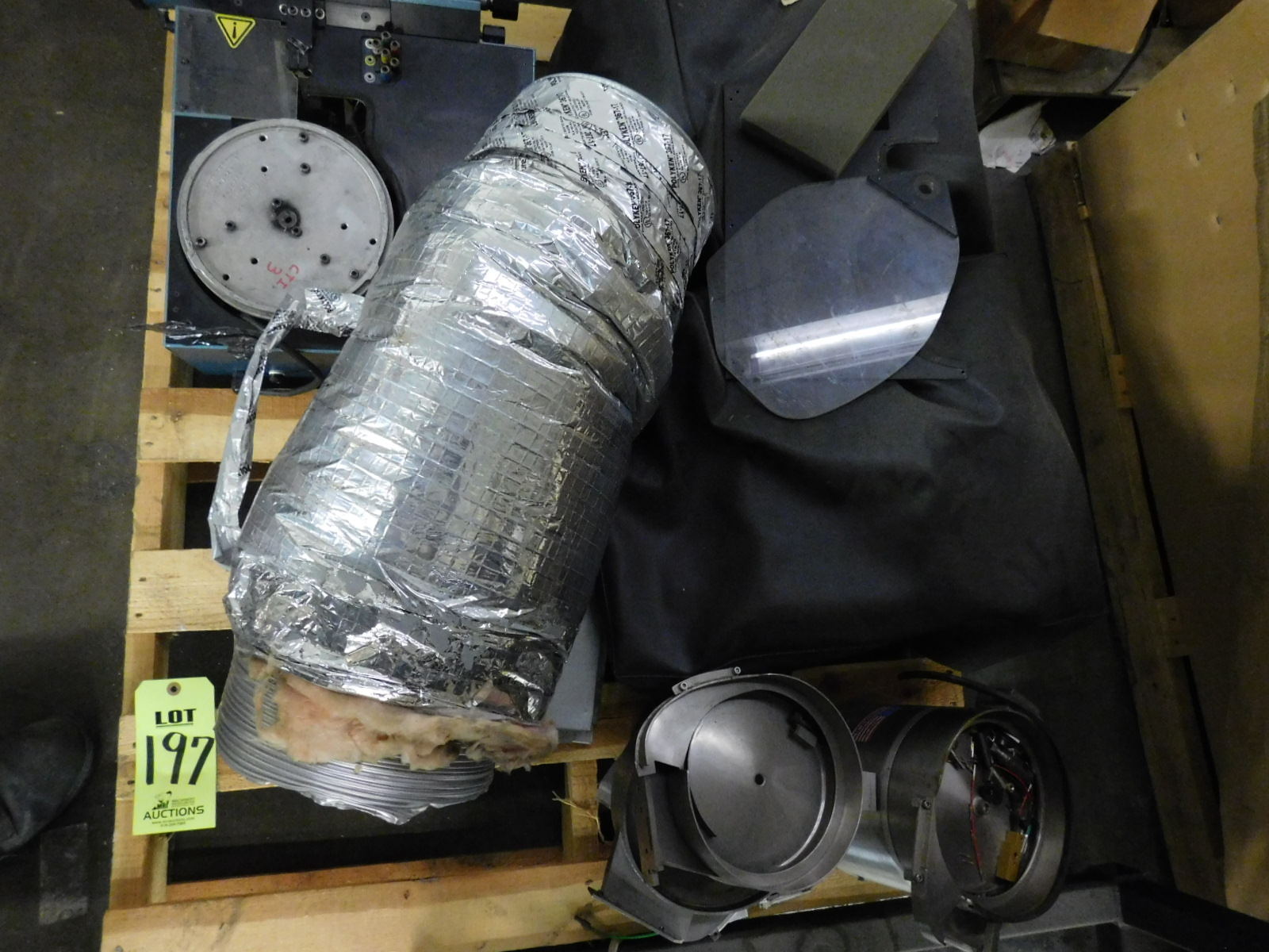 PALLET OF MISC. MACHINE PARTS AND/OR TOOLING (SEE PHOTO)-197