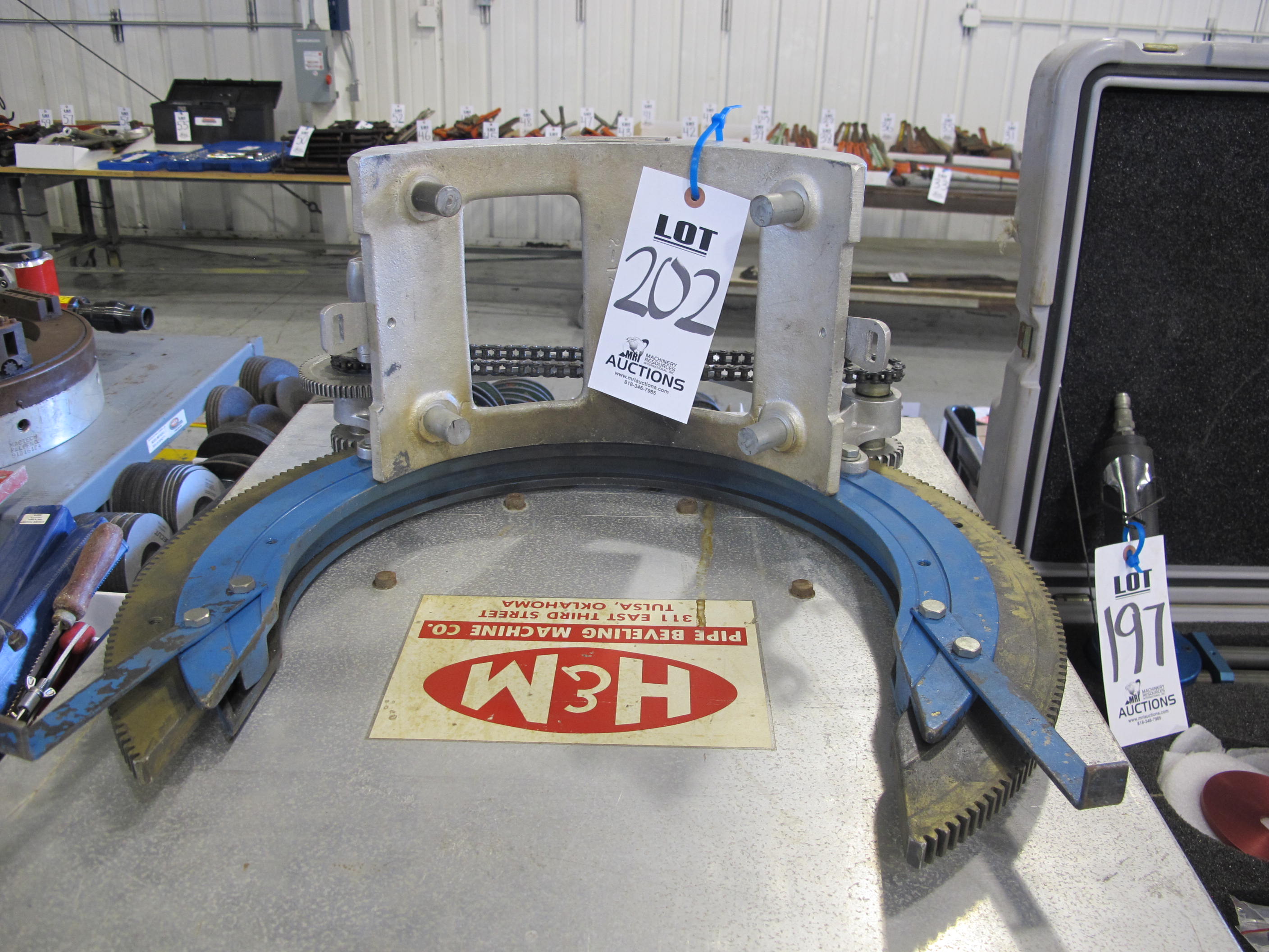 H&N PIPE BEVELING MACHINE (G-49) LOADING & HANDLING FEE $5-