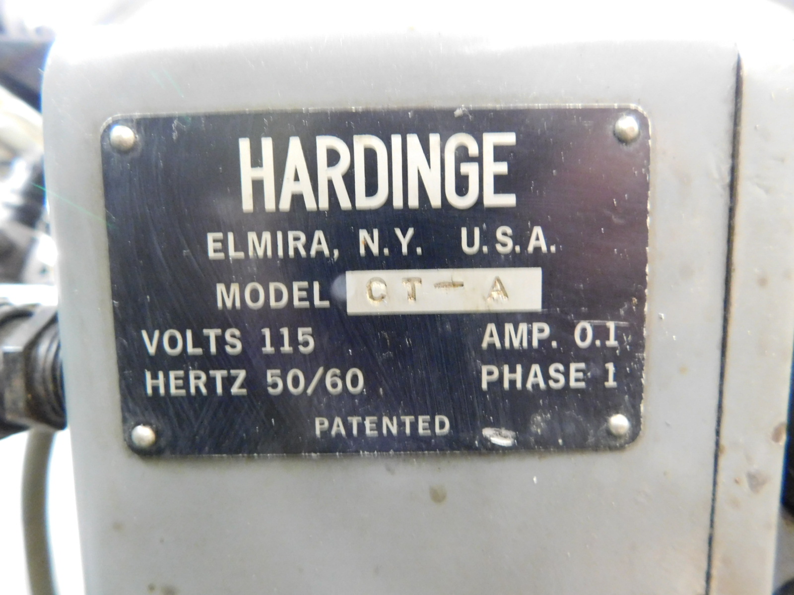 HARDINGE SUPER-PRECISION LATHE, MODEL HC, S/N HC-6408-T, W/HARDINGE CT-A MANUAL THREADING ATTACHMENT, & HARDINGE C14 TOOL HOLDER-211