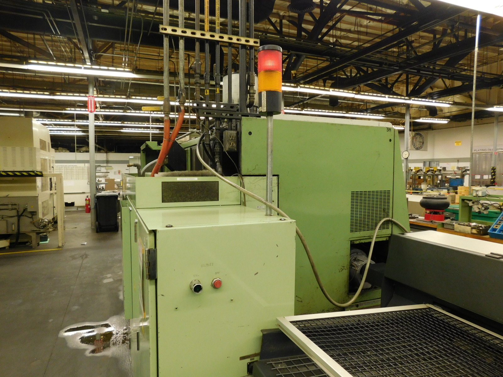 OKUMA LR 15-MW LATHE, OSP 5020L CNC CONTROL, LIVE TOOL, TWIN SPINDLE, HYDRAULIC TAILSTOCK, SUB SPINDLE, PARTS CATCHER, PARTS CONVEYOR, TURBO CHIP CONVEYOR, ROYAL MIST FILTER, METAL BIN, S/N 1798-215