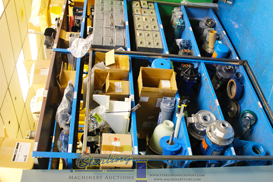 OKUMA CNC LIVE TOOL LATHES, OKUMA HORIZONTAL MACHINING CENTERS, SCREW MACHINES, PLASTIC INJECTION MOLDING, OVENS, MACHINE SHOPS, LARGE TOOL CRIBS, AIR COMPRESSORS, INSPECTION, VIDMAR & LISTA CABINETS, OVER 1,000 LOTS TO BE SOLD!c-1