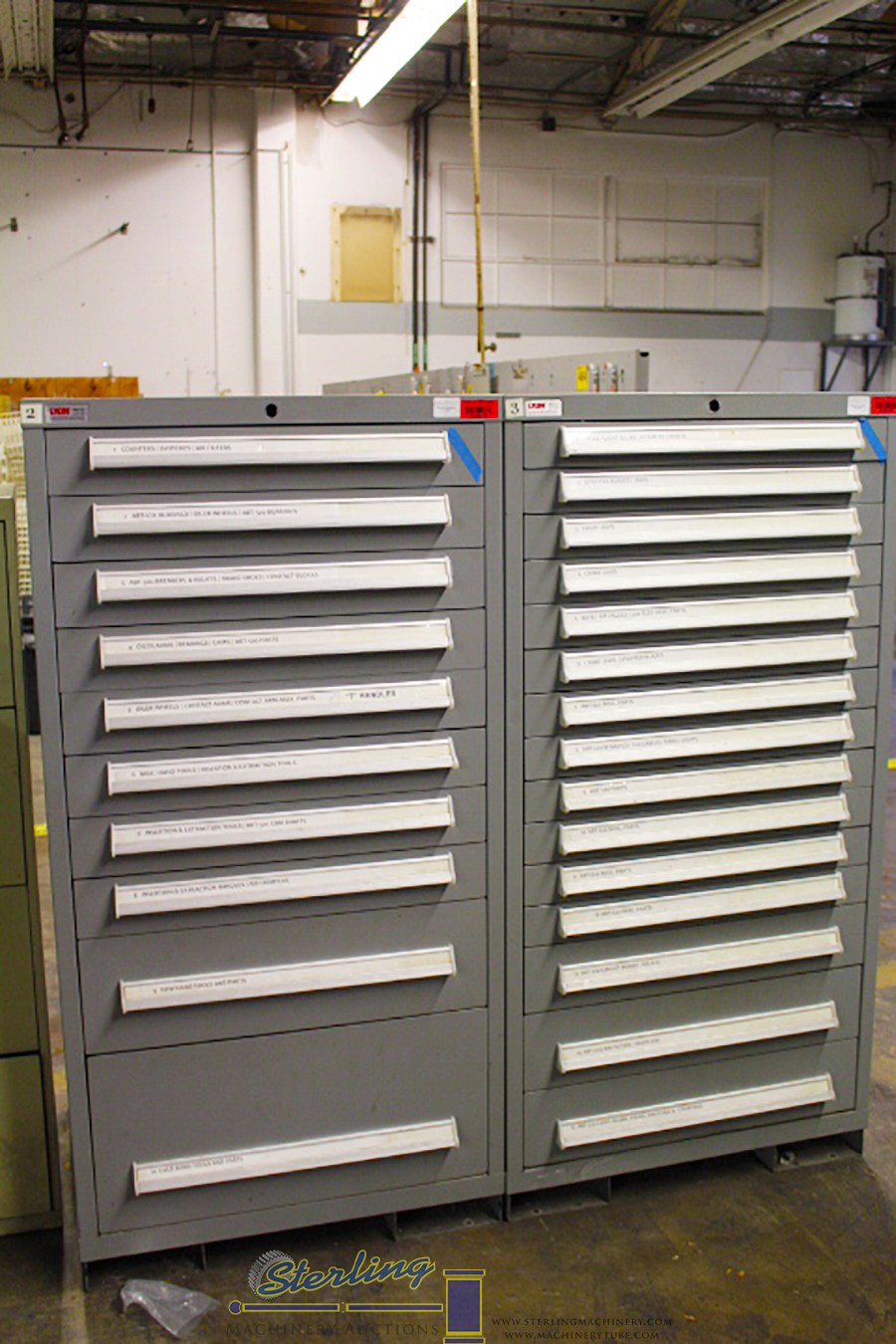 OKUMA CNC LIVE TOOL LATHES, OKUMA HORIZONTAL MACHINING CENTERS, SCREW MACHINES, PLASTIC INJECTION MOLDING, OVENS, MACHINE SHOPS, LARGE TOOL CRIBS, AIR COMPRESSORS, INSPECTION, VIDMAR & LISTA CABINETS, OVER 1,000 LOTS TO BE SOLD!c-1