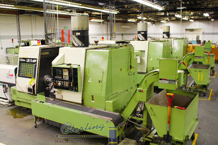 OKUMA CNC LIVE TOOL LATHES, OKUMA HORIZONTAL MACHINING CENTERS, SCREW MACHINES, PLASTIC INJECTION MOLDING, OVENS, MACHINE SHOPS, LARGE TOOL CRIBS, AIR COMPRESSORS, INSPECTION, VIDMAR & LISTA CABINETS, OVER 1,000 LOTS TO BE SOLD!c-1