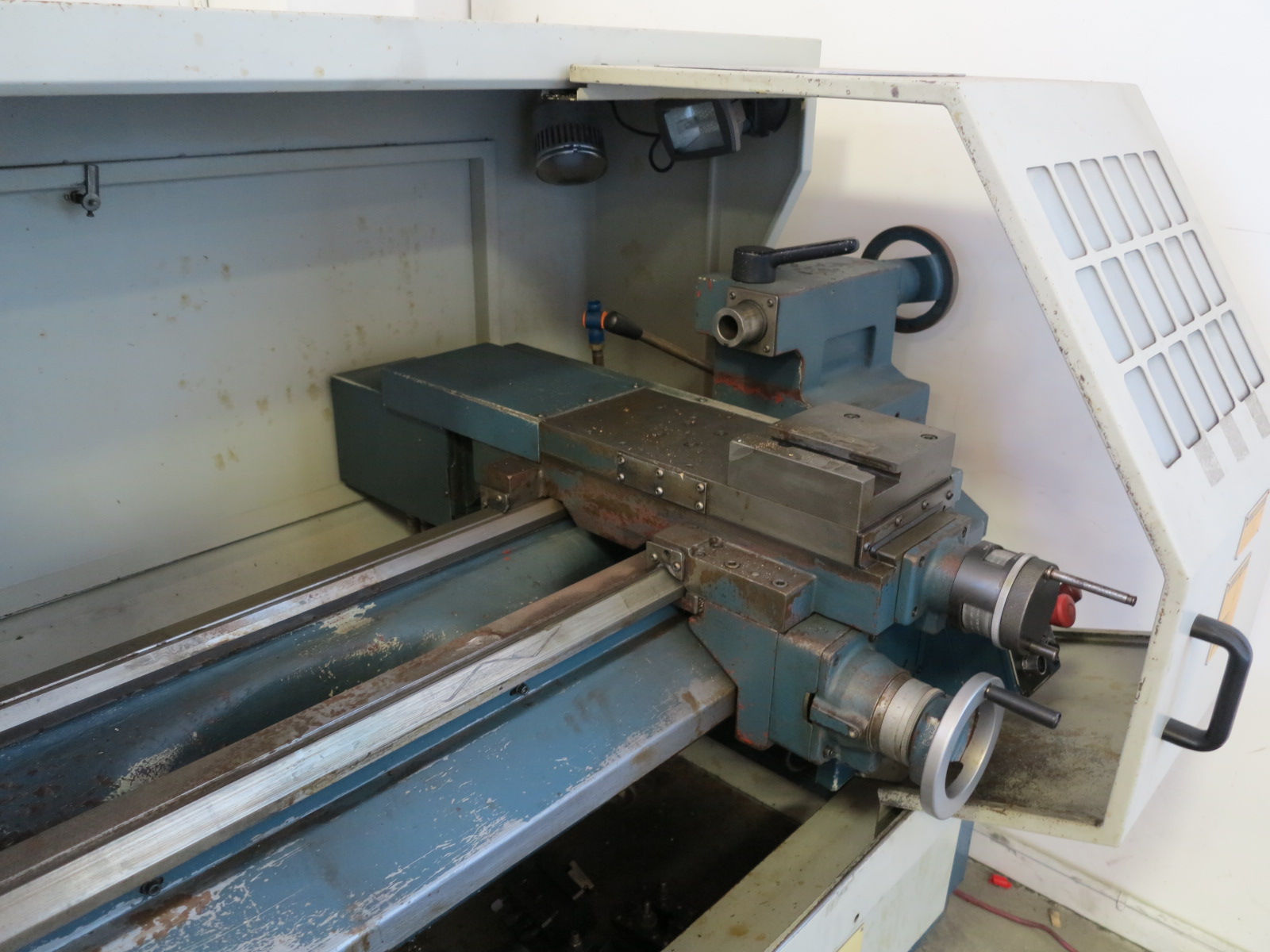 16.5" X 40" BRIDGEPORT ROMI EZ PATH CNC LATHE, COOLANT SYSTEM, SPINDLE NOSE 2", YEAR 1995 (LOCATION: GARVEY AVE., SOUTH EL MONTE, CA) ***RIGGING FEE $150***-8
