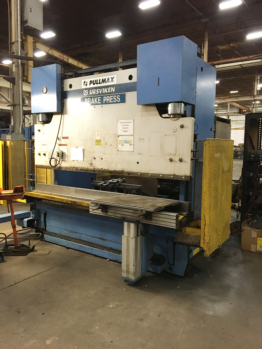 250 TON X 10' PULLMAX OPTIMA CNC HYDRAULIC PRESS BRAKE, MODEL 250.3.1/2.55, CYBELEC MODEVA 10S 6-AXIS CNC CONTROLLER, FOOT PEDAL, LINK LITE BLACK MAX LIGHT CURTAINS, WORK LIGHT, PEDESTAL CONTROL, AUTO BED CROWNING, (LOCATION: WILSON, NC) ***RIGGING FEE $500***-14