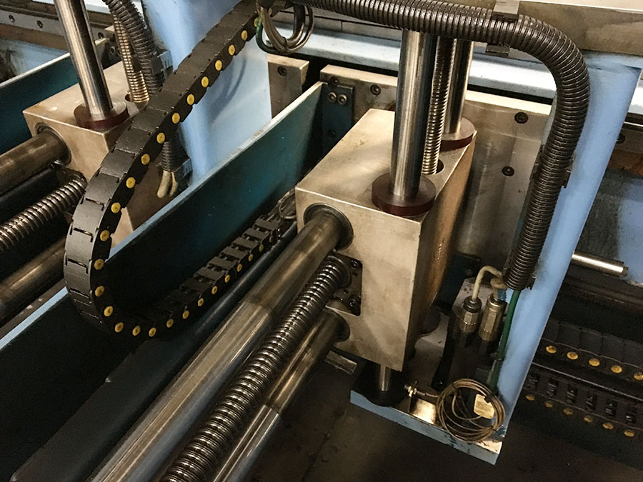 250 TON X 10' PULLMAX OPTIMA CNC HYDRAULIC PRESS BRAKE, MODEL 250.3.1/2.55, CYBELEC MODEVA 10S 6-AXIS CNC CONTROLLER, FOOT PEDAL, LINK LITE BLACK MAX LIGHT CURTAINS, WORK LIGHT, PEDESTAL CONTROL, AUTO BED CROWNING, (LOCATION: WILSON, NC) ***RIGGING FEE $500***-14