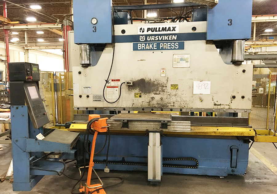250 TON X 10' PULLMAX OPTIMA CNC HYDRAULIC PRESS BRAKE, MODEL 250.3.1/2.55, CYBELEC MODEVA 10S 6-AXIS CNC CONTROLLER, FOOT PEDAL, LINK LITE BLACK MAX LIGHT CURTAINS, WORK LIGHT, PEDESTAL CONTROL, AUTO BED CROWNING, (LOCATED IN WILSON, NC) ***RIGGING FEE $500***-16
