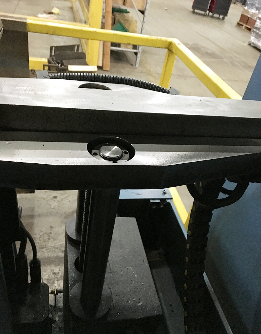 250 TON X 10' PULLMAX OPTIMA CNC HYDRAULIC PRESS BRAKE, MODEL 250.3.1/2.55, CYBELEC MODEVA 10S 6-AXIS CNC CONTROLLER, FOOT PEDAL, LINK LITE BLACK MAX LIGHT CURTAINS, WORK LIGHT, PEDESTAL CONTROL, AUTO BED CROWNING, (LOCATED IN WILSON, NC) ***RIGGING FEE $500***-16