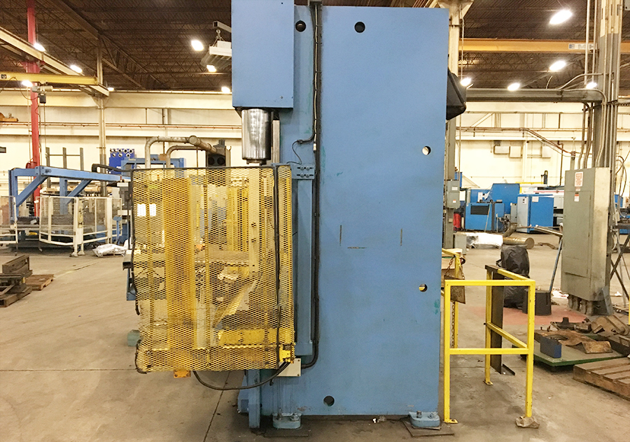 250 TON X 10' PULLMAX OPTIMA CNC HYDRAULIC PRESS BRAKE, MODEL 250.3.1/2.55, CYBELEC MODEVA 10S 6-AXIS CNC CONTROLLER, FOOT PEDAL, LINK LITE BLACK MAX LIGHT CURTAINS, WORK LIGHT, PEDESTAL CONTROL, AUTO BED CROWNING, (LOCATED IN WILSON, NC) ***RIGGING FEE $500***-16