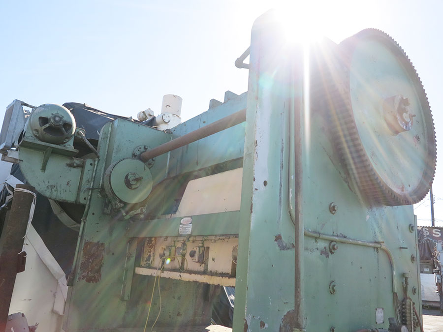 150 TON X 10" CHICAGO STRAIGHT SIDE DOUBLE CRANK PUNCH PRESS, MODEL , AIR CLUTCH & BRAKE, DUAL PALM CONTROL (LOCATION: GARVEY AVE., SOUTH EL MONTE, CA) ***RIGGING FEE $250***-38
