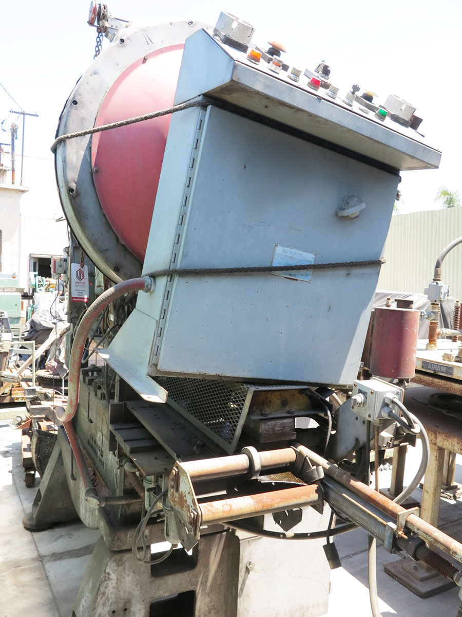 60 TONS X 3" BLISS AIR CLUTCH HIGH PRODUCTION STRAIGHT SIDE DOUBLE CRANK PUNCH PRESS, MODEL 660D HP38525, 47" X 18-1/2" BED, AIR CLUTCH & BRAKE (LOCATION: GARVEY AVE., SOUTH EL MONTE, CA) ***RIGGING FEE $100***-49