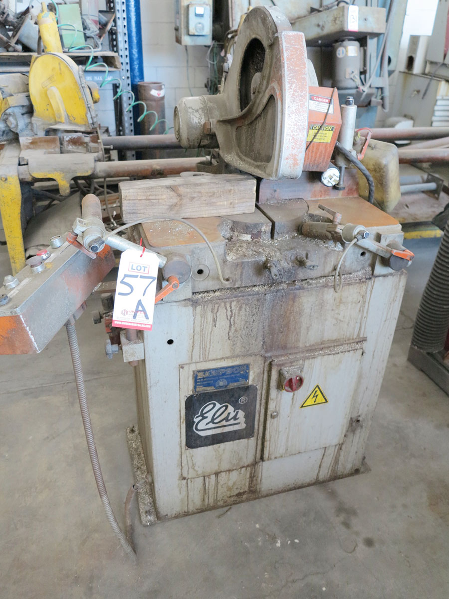 ELU-SAMPSON PNEUMATIC CHOP SAW, MODEL MGS7323, S/N 190E (LOCATION: RUSH ST., SOUTH EL MONTE, CA)-57A