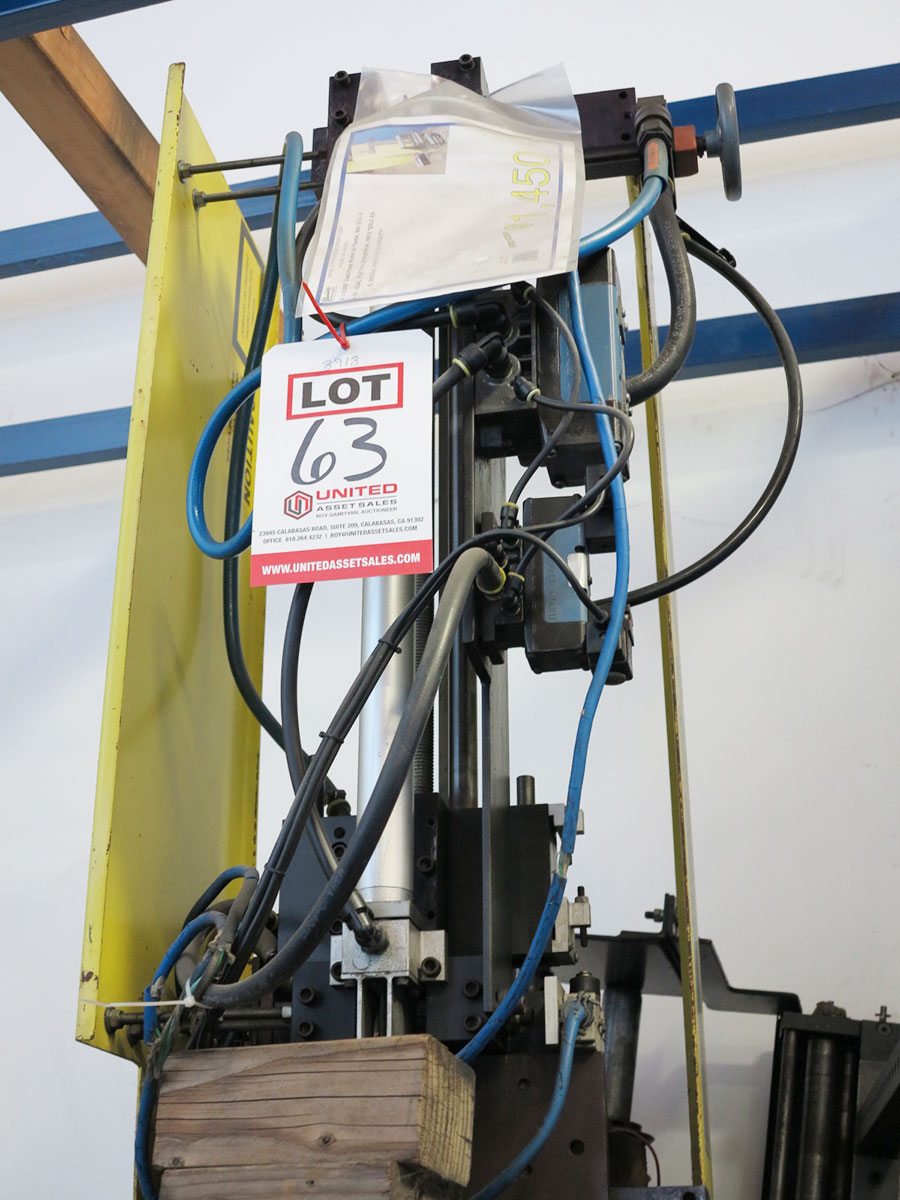 6" X 0.060" PRESS ROOM AIR FEEDER, MODEL S15 - 6 X 24 - 162AL, PULL THRU STRAIGHTENER (LOCATION: GARVEY AVE., SOUTH EL MONTE, CA)-63