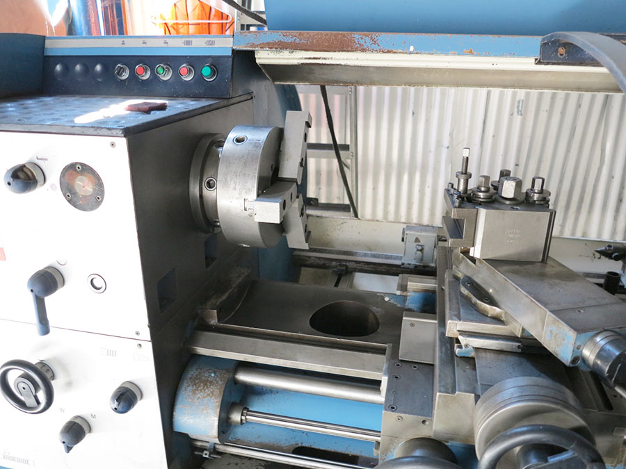 17" - 22" X 40" GRAZIANO GAP BED ENGINE LATHE, MODEL SAG 210N, DUPLOMATIC MODEL TA-80 TRACER ATTACHMENT, 3-JAW CHUCK, 4-JAW CHUCK, THREAD DIAL, TOOL POST, SPINDLE NOSE 2-1/4" (LOCATION: RUSH ST., SOUTH EL MONTE, CA) ***RIGGING FEE $25***-67