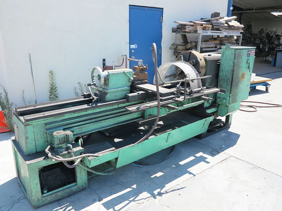 HES 20" TYPE 550 ENGINE LATHE W/ 4-JAW CHUCK AND RAPID TRAVERSE (LOCATION: RUSH ST., SOUTH EL MONTE, CA) ***RIGGING FEE $25***-70