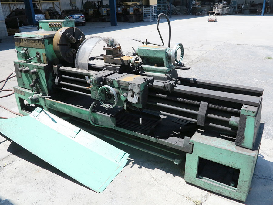 HES 20" TYPE 550 ENGINE LATHE W/ 4-JAW CHUCK AND RAPID TRAVERSE (LOCATION: RUSH ST., SOUTH EL MONTE, CA) ***RIGGING FEE $25***-70