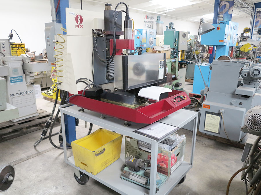 6" X 24" INTELITEK VERTICAL MILLING MACHINE, MODEL BENCHMAN MX, COMPUTER SYSTEM, AUTOLUBE UNIT, MANUAL INDEXER (LOCATION: RUSH ST., SOUTH EL MONTE, CA) ***RIGGING FEE $5***-72