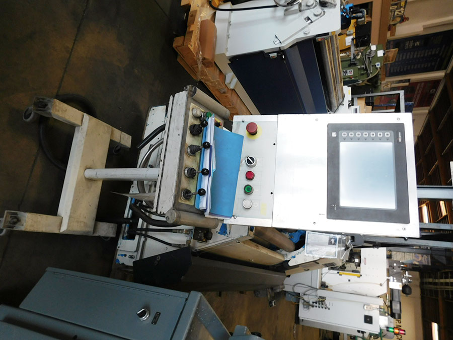 10 GA. X 48" DAVI HYDRAULIC CNC 4 ROLL SHEET METAL PLATE ROLL W/ VERTICAL SUPPORT SYSTEM, MODEL MCB-1219/S, CNC PEDESTAL CONTROLLER, HYDRAULIC OVERHEAD SUPPORT, NOTE: NEW REPLACEMENT COST OVER $52,000, YEAR 2001, NOTE: NEEDS PROGRAM WORK (LOCATION: GARVEY AVE., SOUTH EL MONTE, CA) ***RIGGING FEE $50***-104