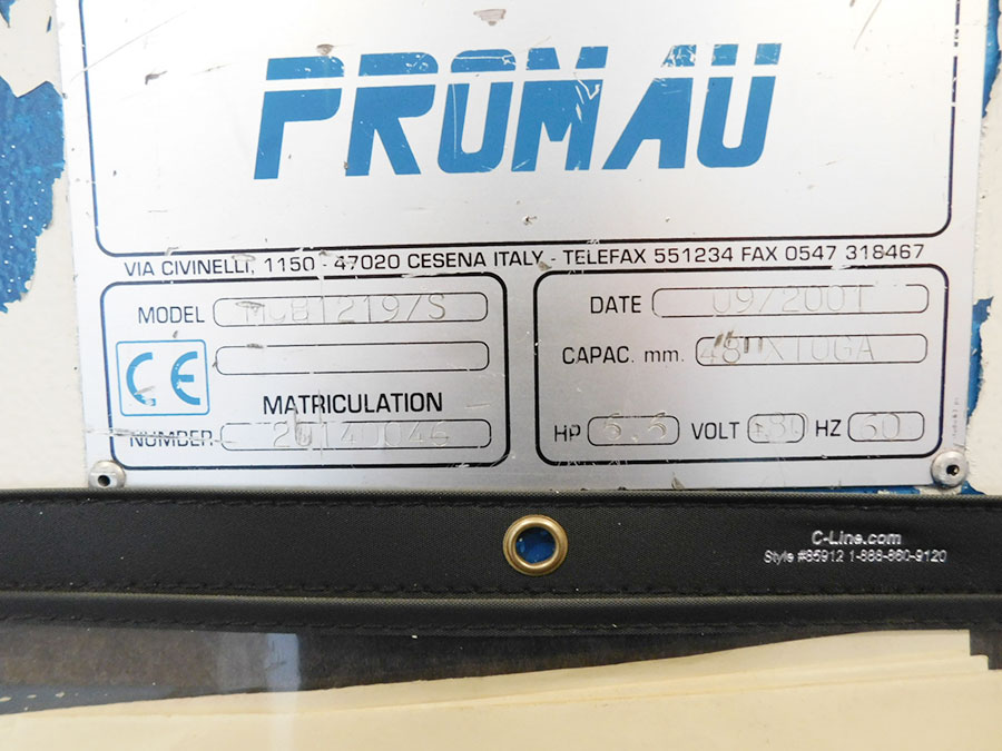 10 GA. X 48" DAVI HYDRAULIC CNC 4 ROLL SHEET METAL PLATE ROLL W/ VERTICAL SUPPORT SYSTEM, MODEL MCB-1219/S, CNC PEDESTAL CONTROLLER, HYDRAULIC OVERHEAD SUPPORT, NOTE: NEW REPLACEMENT COST OVER $52,000, YEAR 2001, NOTE: NEEDS PROGRAM WORK (LOCATION: GARVEY AVE., SOUTH EL MONTE, CA) ***RIGGING FEE $50***-104
