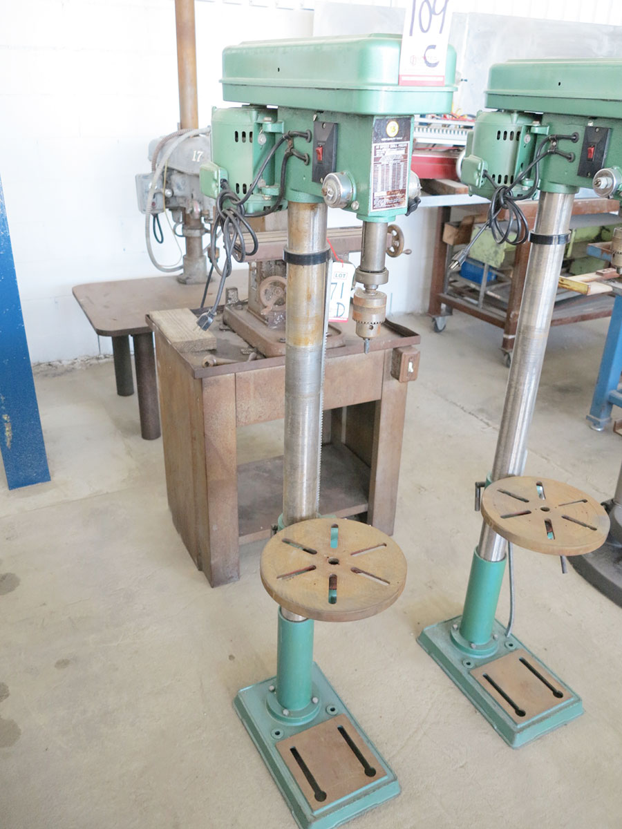 PIT BULL 16-SPEED DRILL PRESS, MODEL SC-16NF (LOCATION: RUSH ST., SOUTH EL MONTE, CA)-109C