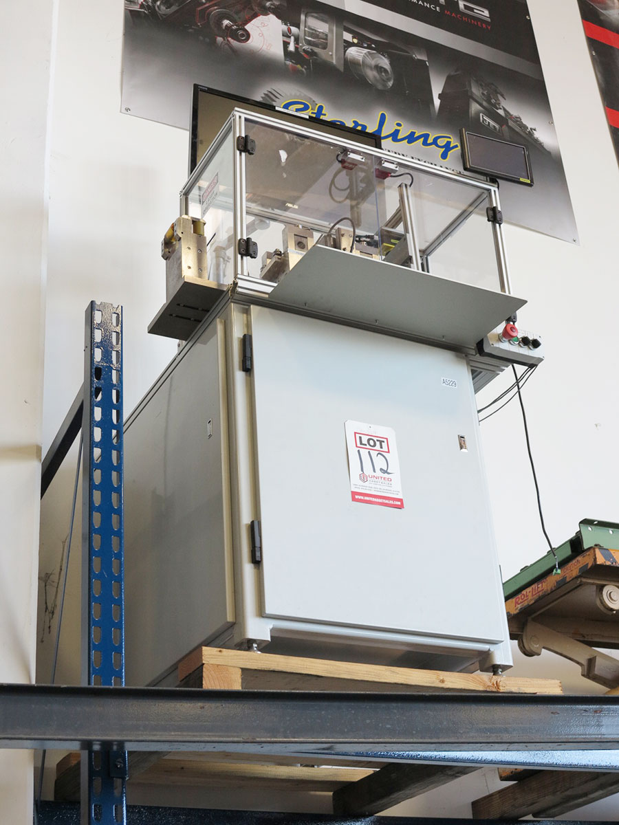 LASER OPERATION INSPECTION MACHINE, MODEL 132448T, KEYENCE LASERS, ANANO COGNEX CAMERA, 200,000 SERIES, CLASS 4, THOR LABS LASER (LOCATION: GARVEY AVE., SOUTH EL MONTE, CA) ***RIGGING FEE $25***-112