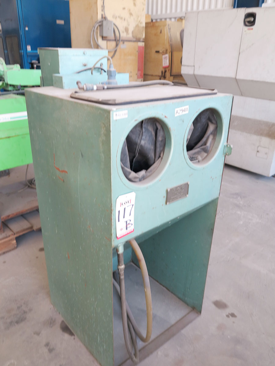 P&G BLAST CABINET, MODEL E2 (LOCATION: RUSH ST., SOUTH EL MONTE, CA)-117B