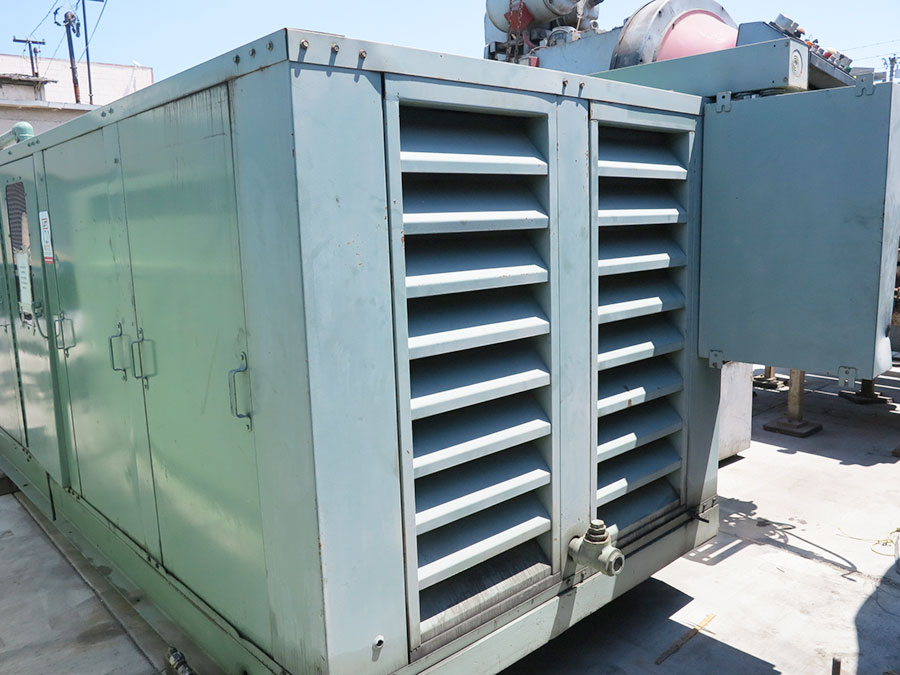 350 HP SULLAIR TWO-STAGE EXTREME PRESSURE ROTARY SCREW AIR COMPRESSORS W/ ENCLOSURE, MODEL LS20TS-350A, MADE IN THE USA, 34,714 HOURS ON METER, HIGH-PERFORMANCE TWO-STAGE AIR END, SOUND ATTENUATING ENCLOSURE W/ REMOVABLE PANELS (LOCATION: GARVEY AVE., SOUTH EL MONTE, CA) ***RIGGING FEE $250***-120