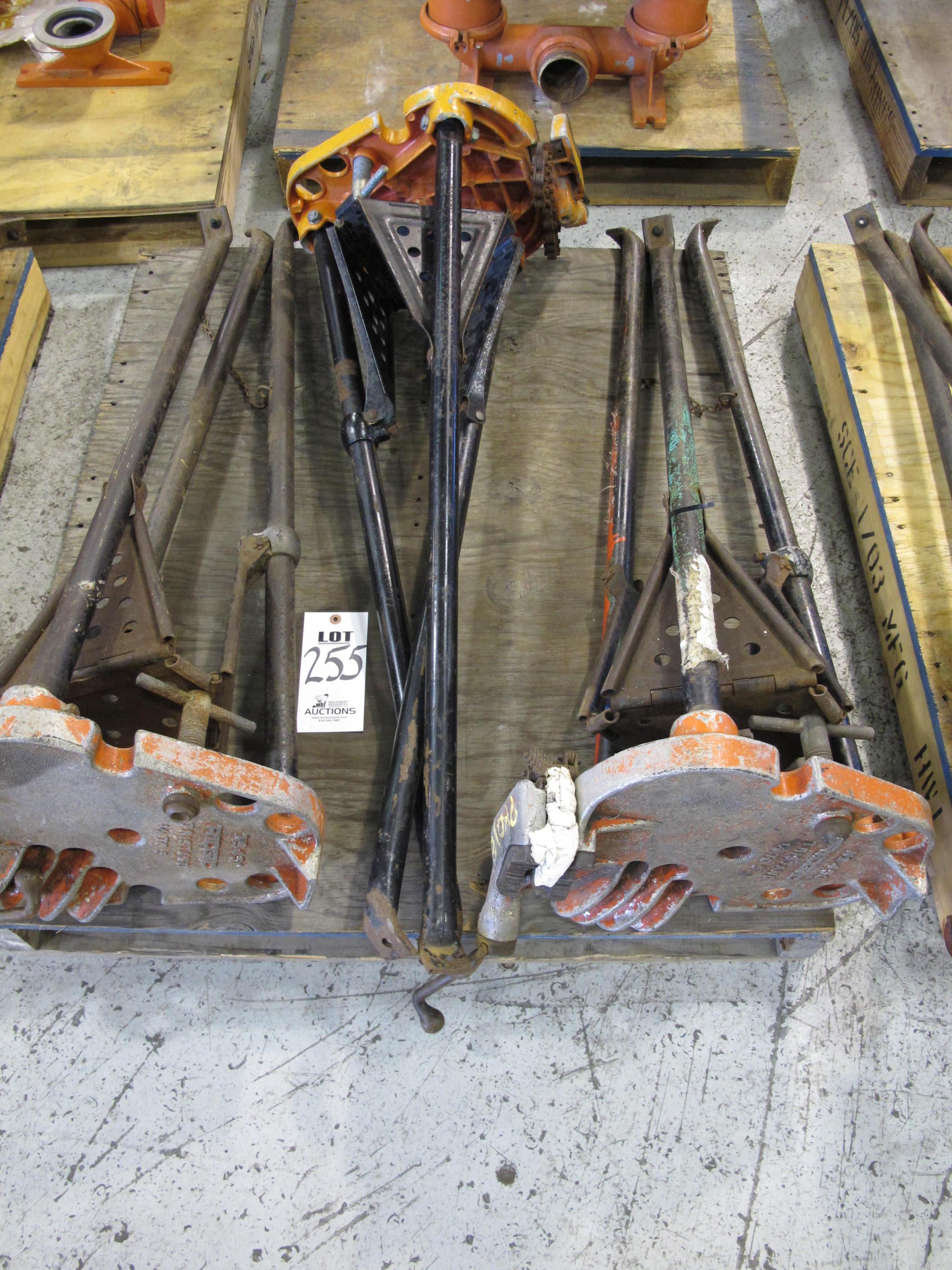 LOT (3) RIDGID PIPE TRISTANDS (G-49) LOADING & HANDLING FEE $15-