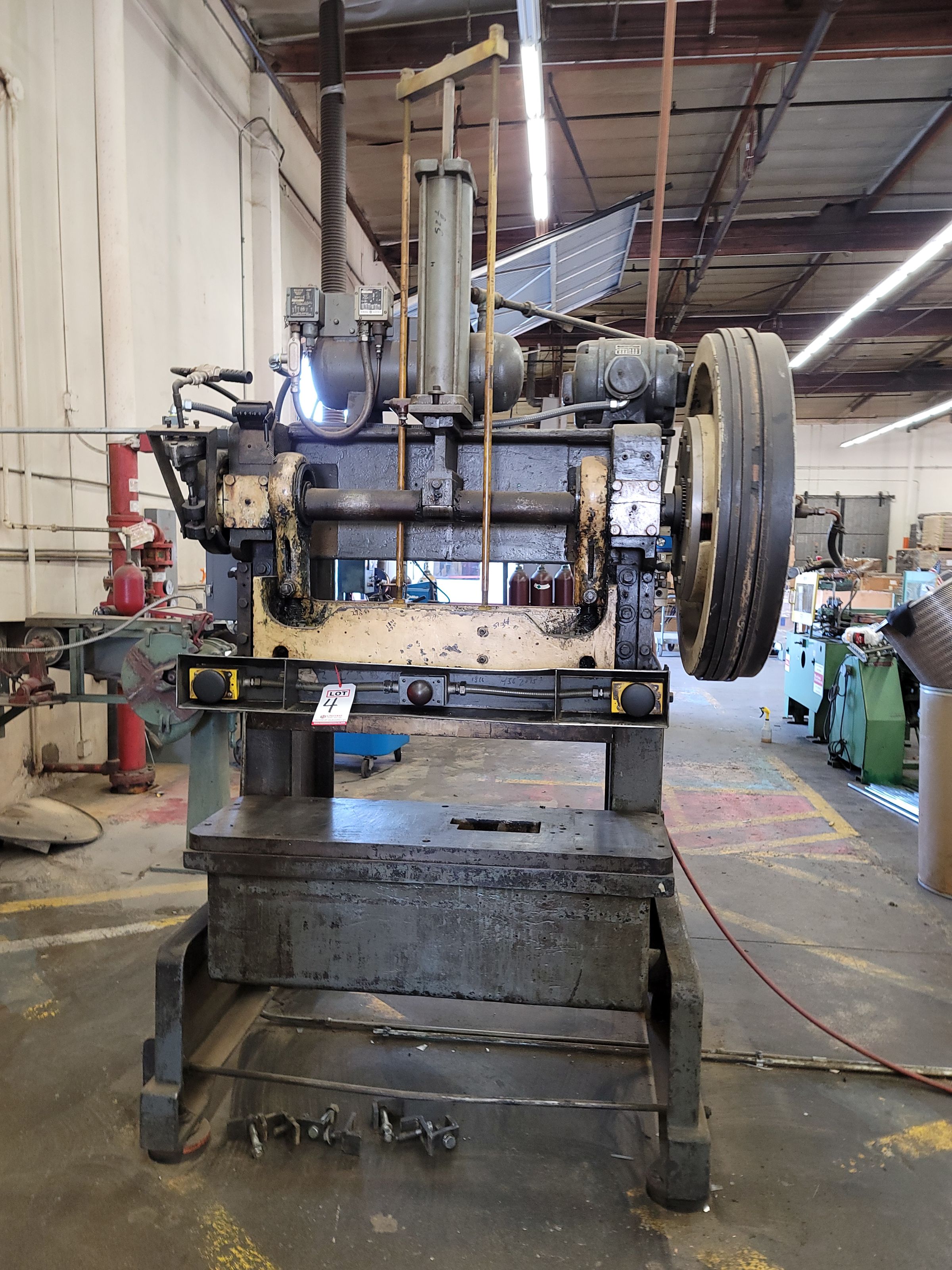 ROUSSELLE GAP FRAME PUNCH PRESS, MODEL 4B, S/N 4412-4