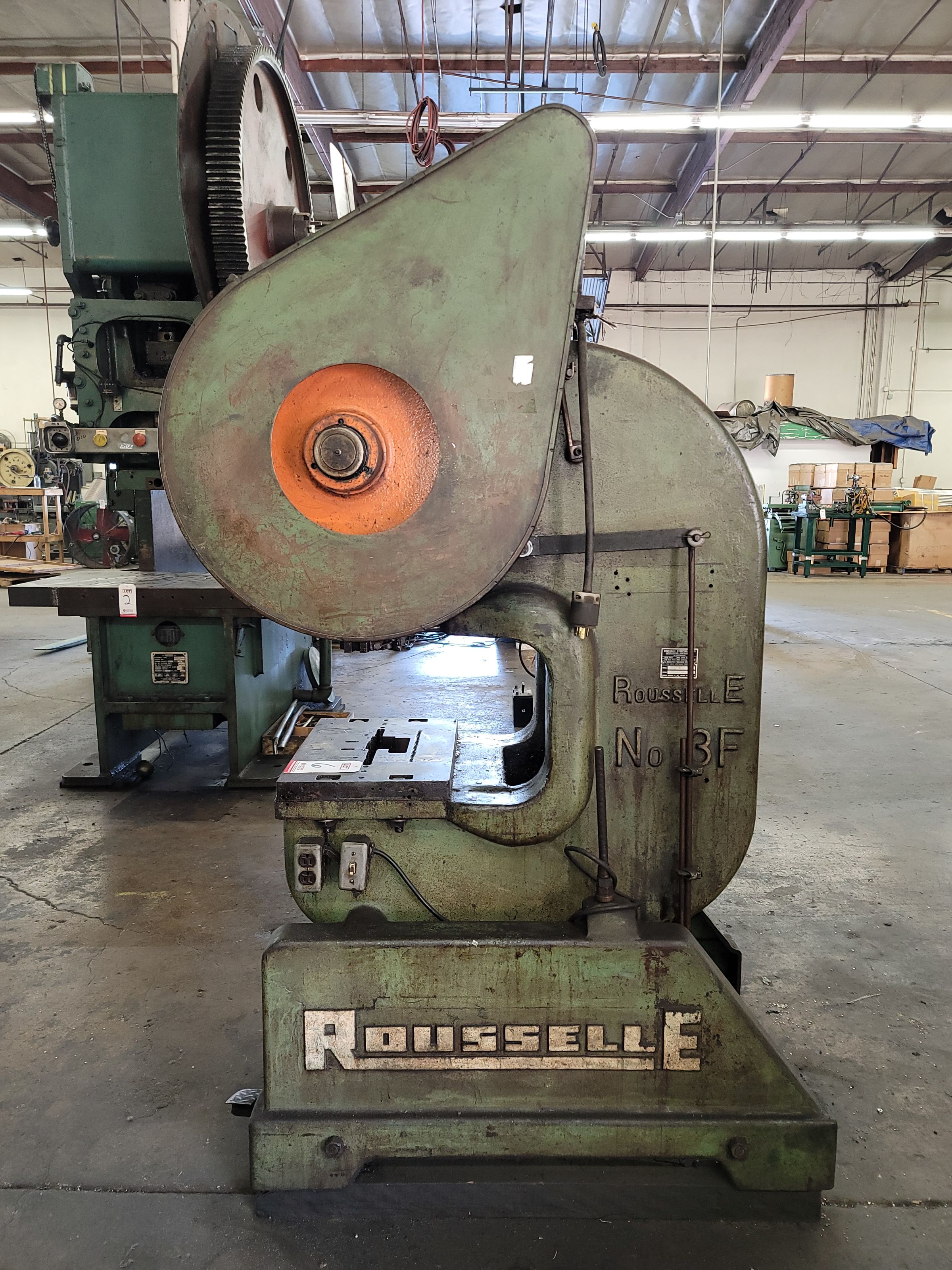 ROUSSELLE PUNCH PRESS, MODEL 3F, S/N DFS7971-6