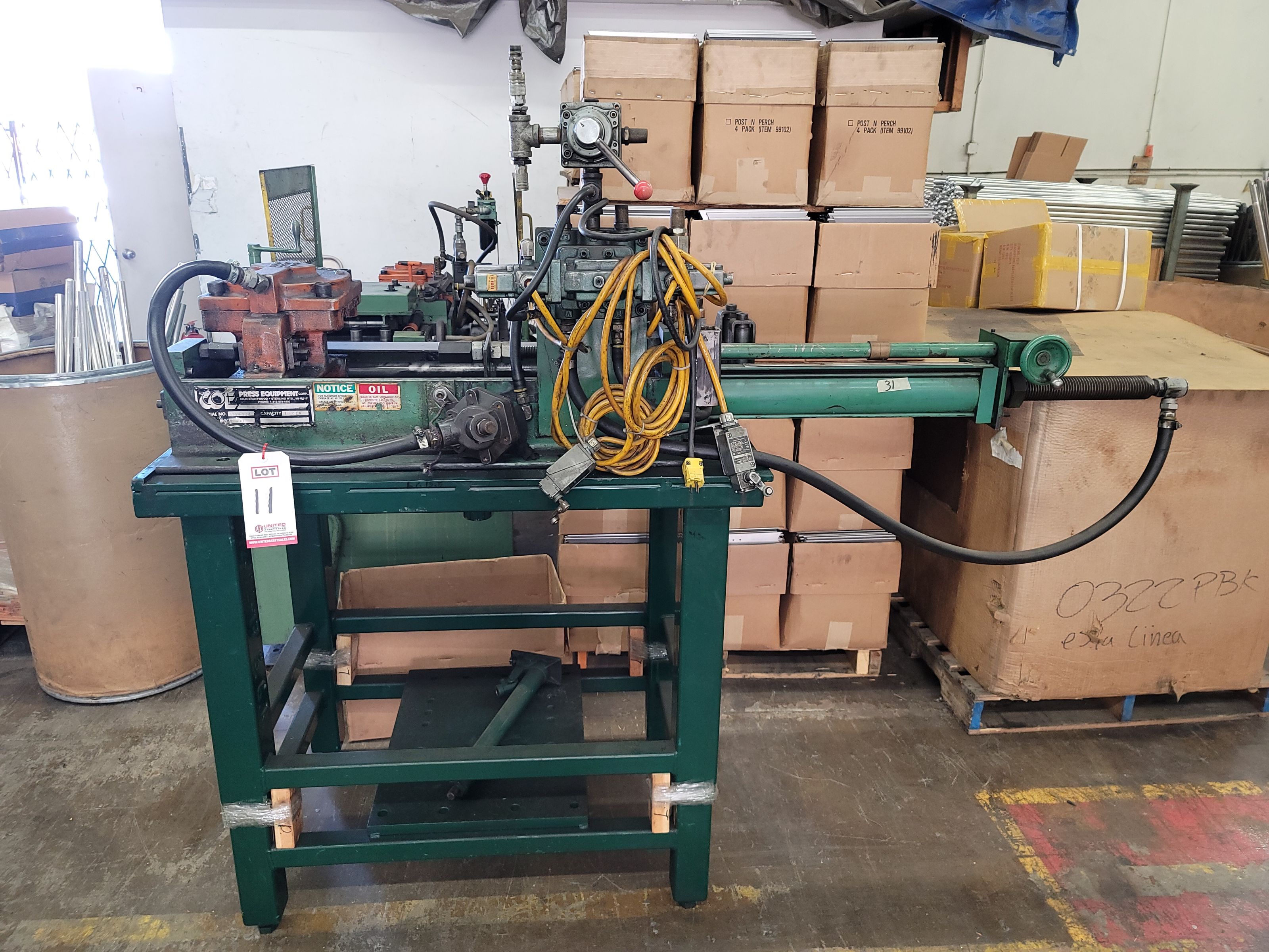 COE AIR FEED, MODEL CF400, 12" X 18", S/N 1094187-11