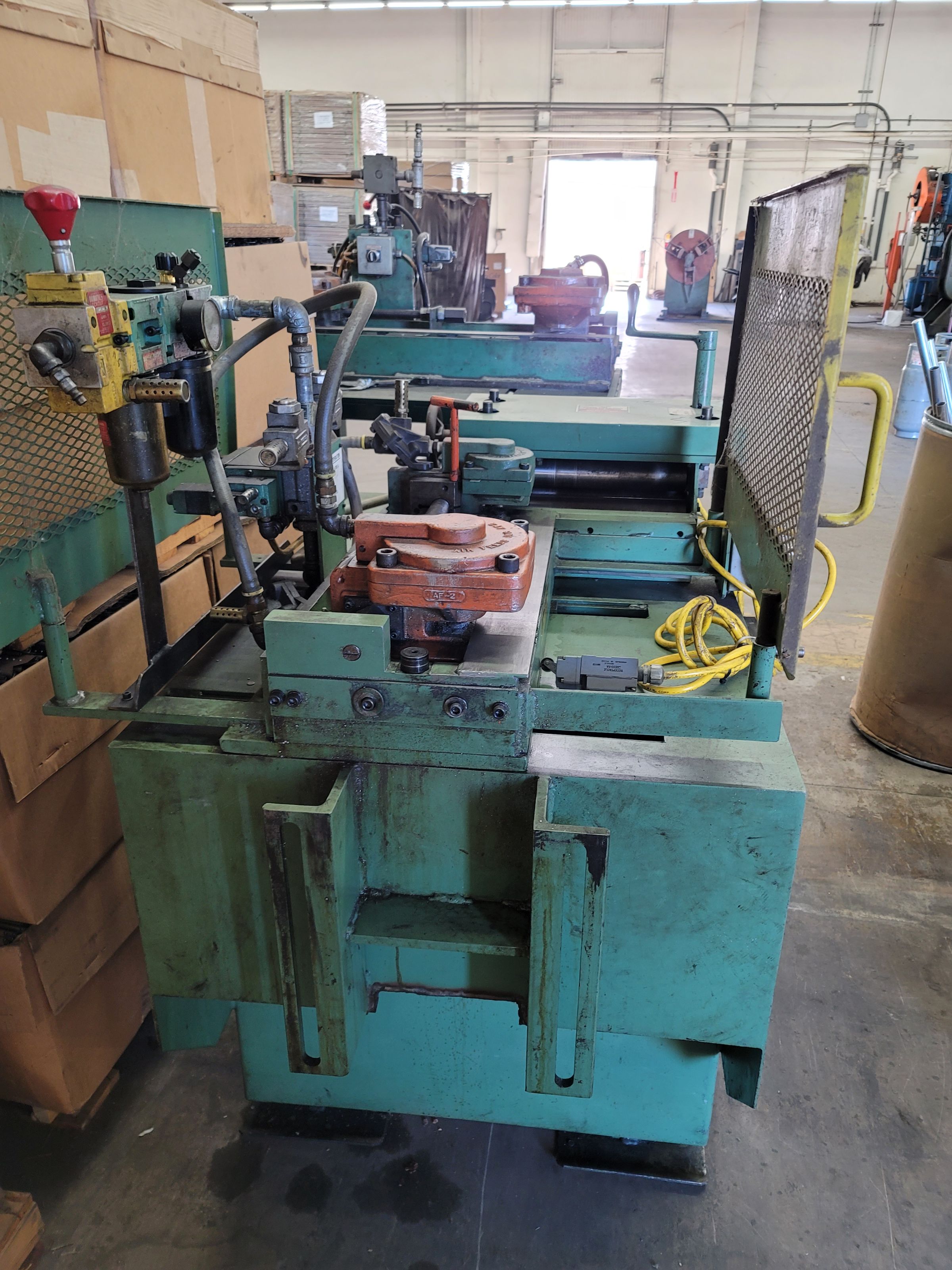 AIR FEEDS/ROLL FEEDS STRAIGHTENER AND FEEDER, MODEL AF2, CAP. 12", S/N 981114-14