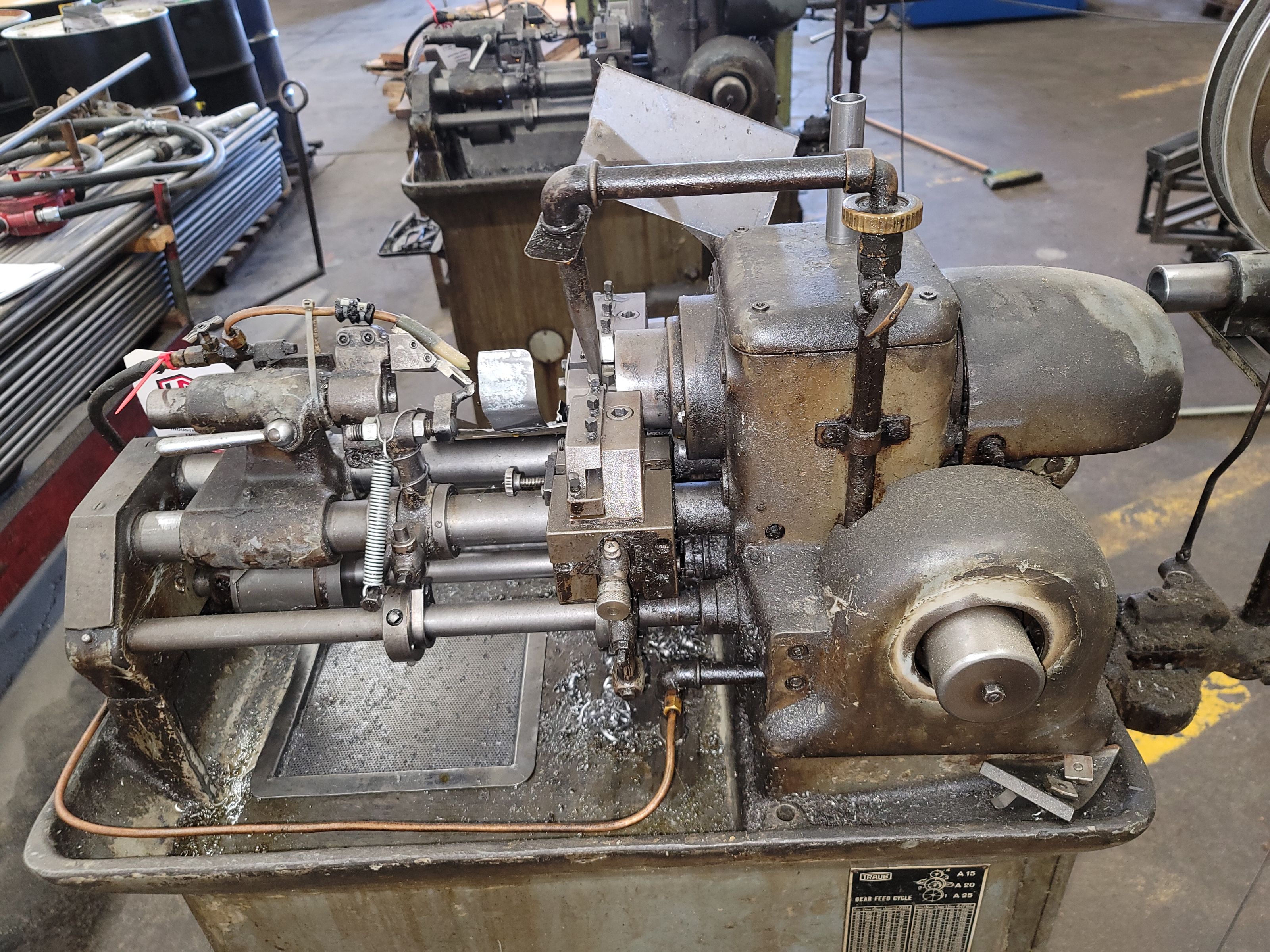 TRAUB AUTOMATIC SCREW MACHINE, CRAFTSMAN LATHE-17