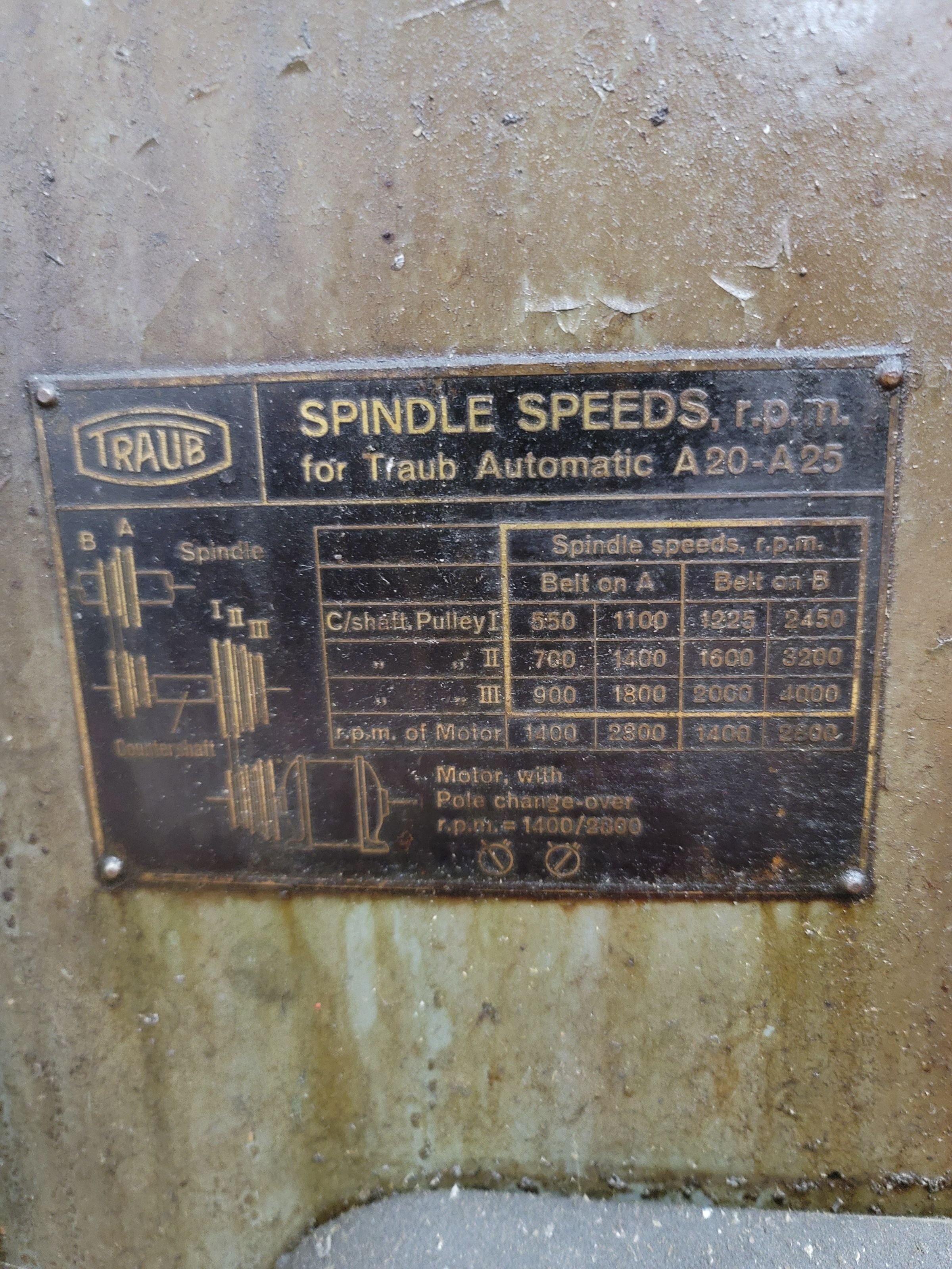 TRAUB AUTOMATIC SCREW MACHINE, CRAFTSMAN LATHE-17